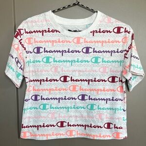 Champion Women’s Cropped Logo Tee